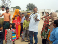 Mr. Chetan Abhinendra Kumar Programme Director,ChildFund India,Jhadol with BHOPA Community at GCK Working area